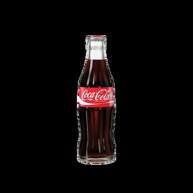 Изображение Coca-Cola в стекле